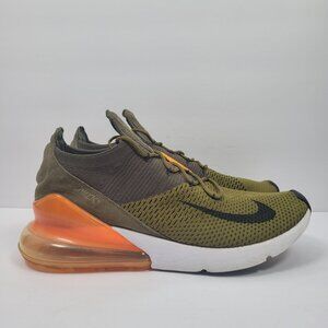 Nike Air Max 270 Flyknit 2018 Men's Olive Flak Sneakers AO1023-301 US Size 12